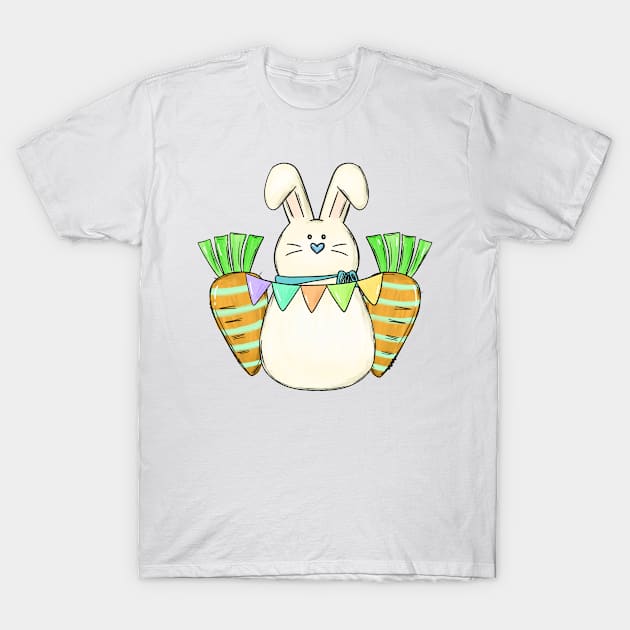 easter bunny T-Shirt by ithacaplus